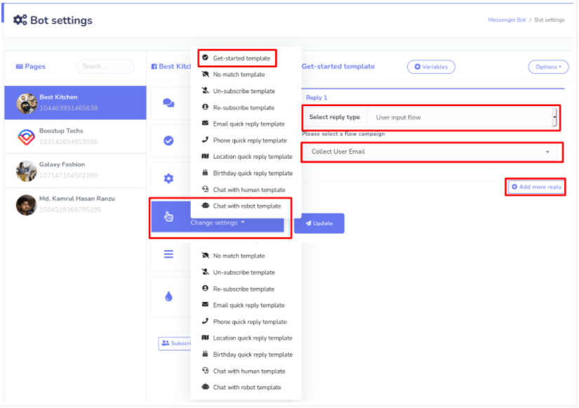  User Input Flow and Custom Fields